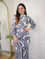 Black & White Abstract Co-ord Set