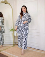 Black & White Abstract Co-ord Set