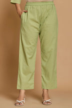 Olive Green Solid Co-Ord Set