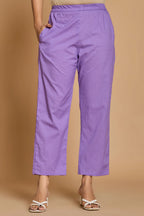 Lavender Solid Co-Ord Set