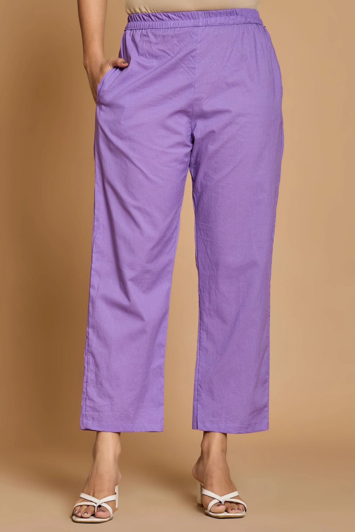 Lavender Solid Co-Ord Set