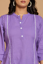 Lavender Solid Co-Ord Set