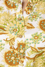 Yellow Floral Print Kurti