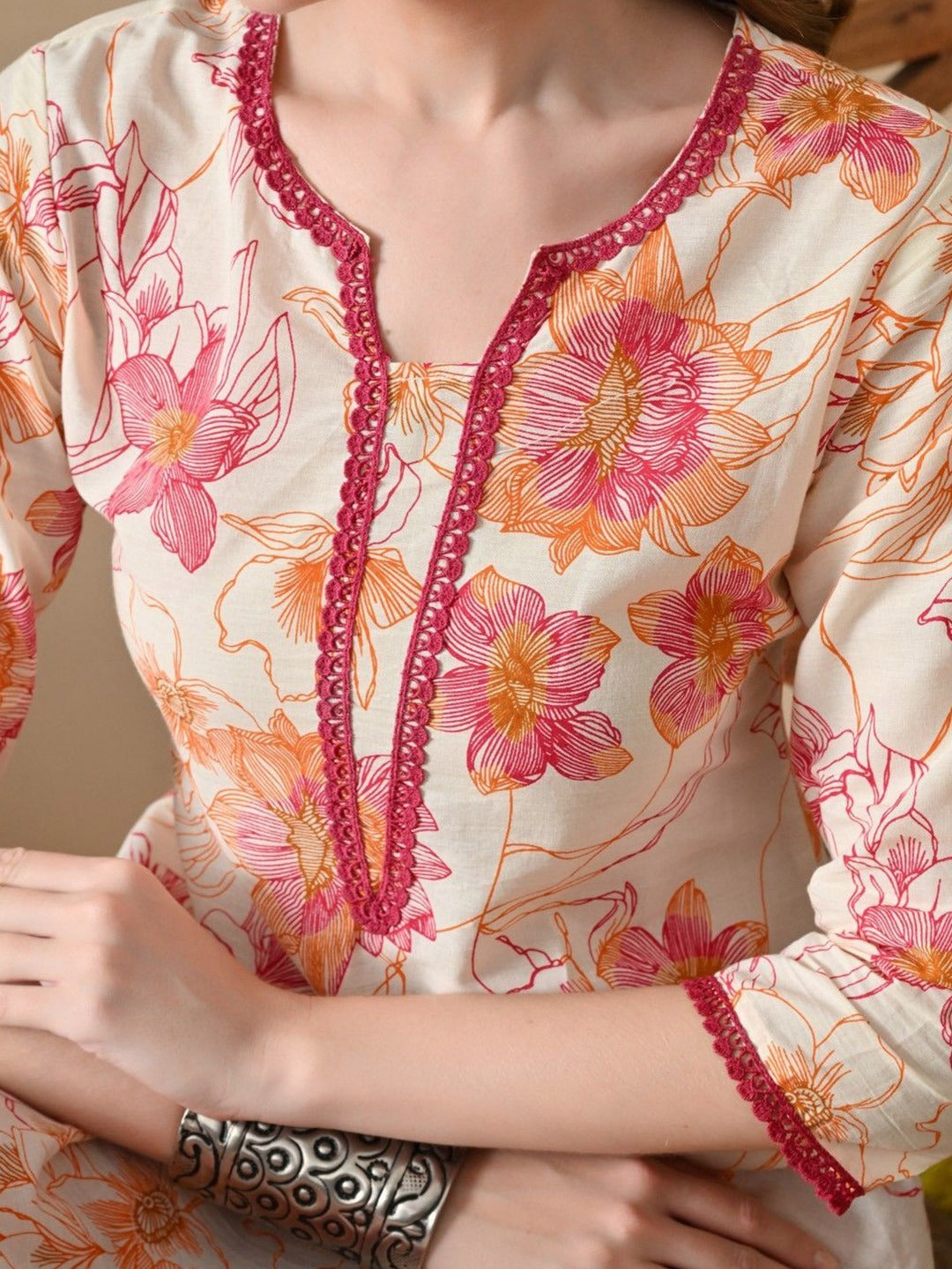 Blush Bloom Kurta Set