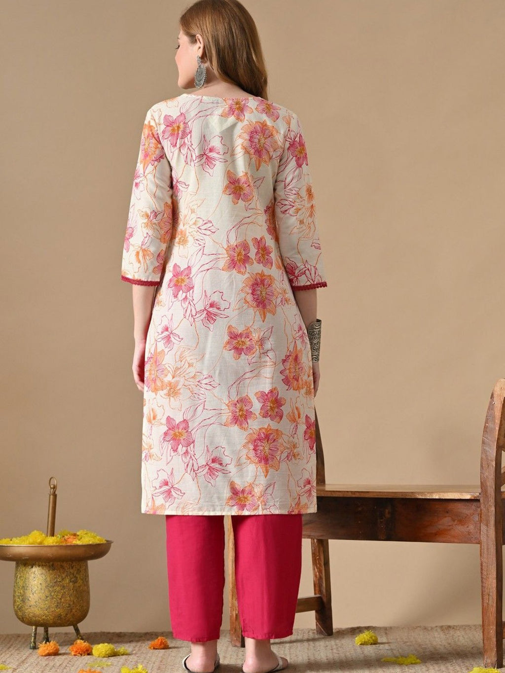 Blush Bloom Kurta Set