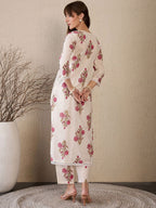 Rose Floral Kurta Set