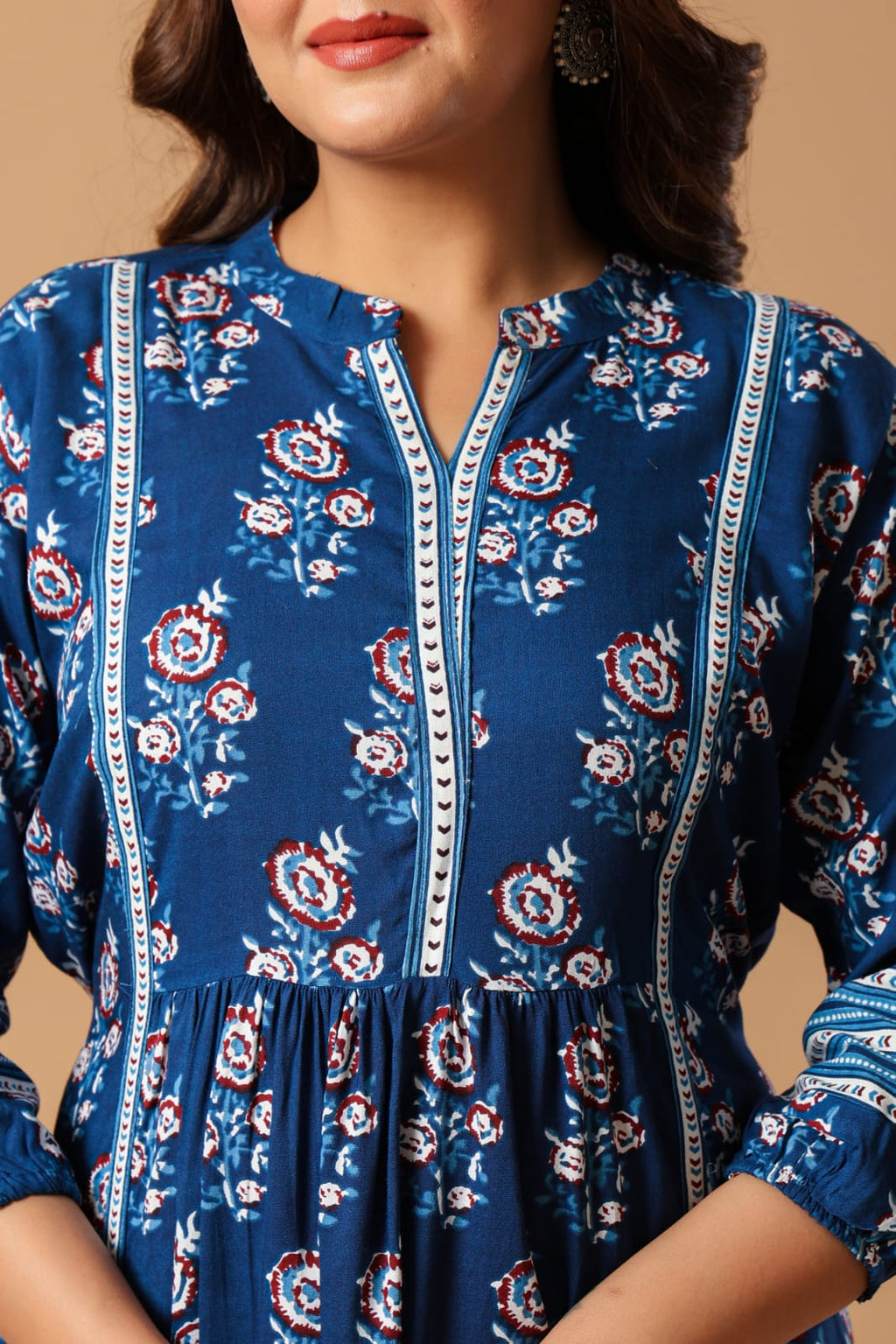 Blue Printed Kurti