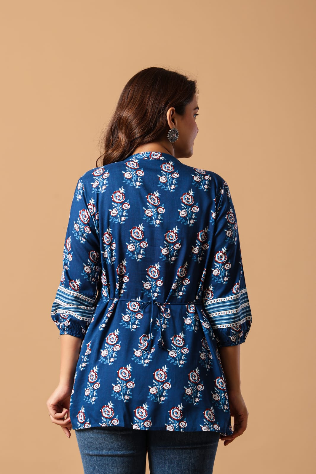 Blue Printed Kurti